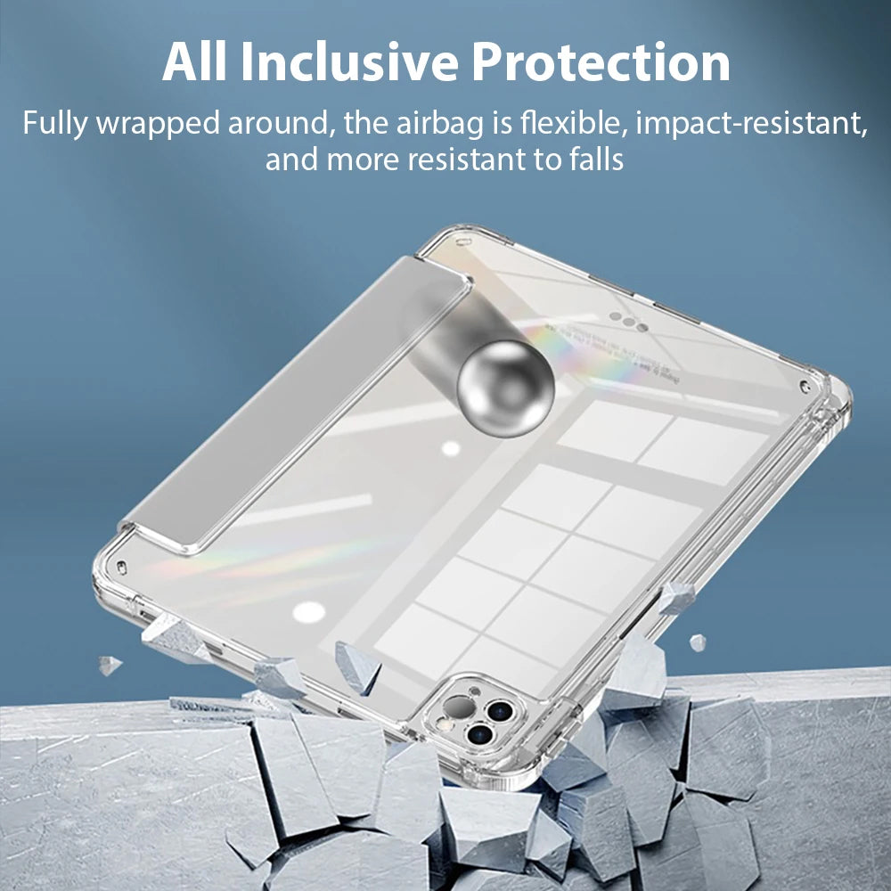 Premium Apple iPad Pro 11 und 12,9 Hülle – Magnetische Case Schutzhülle für iPad Air 5 & Air 4, 10,9, 10 Gen 9, 8, 7,