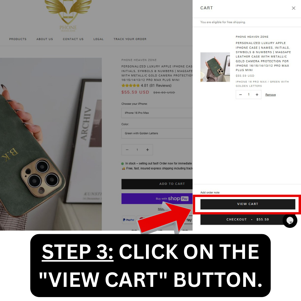 Étui Apple iPhone de luxe personnalisé | Noms, initiales, symboles et chiffres | Étui en cuir MagSafe avec protection d'appareil photo en or métallisé pour iPhone 13, 14, 15, Pro, Max, Plus