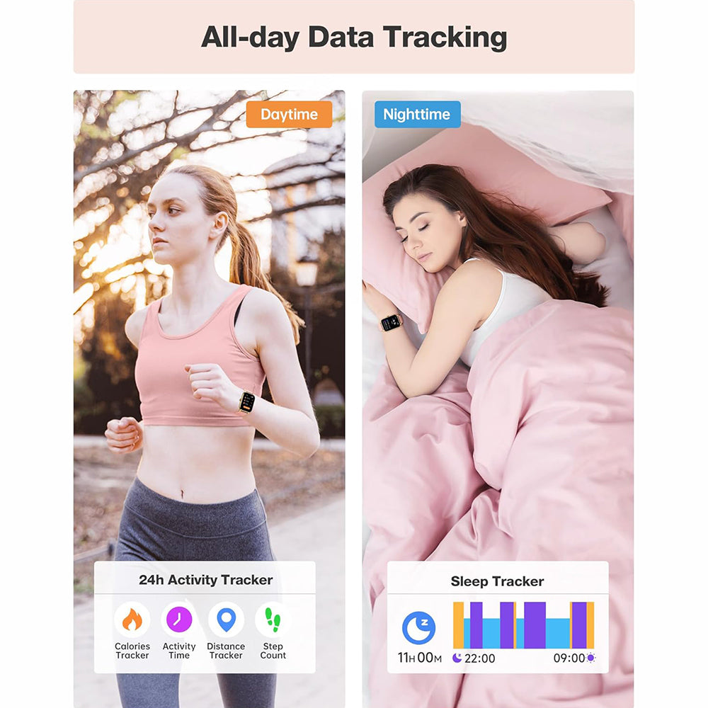 Montre intelligente d'appel vocal de haute qualité pour hommes, surveillance de la santé, étanchéité IP68, notifications intelligentes, assistant vocal, montre intelligente pour femmes