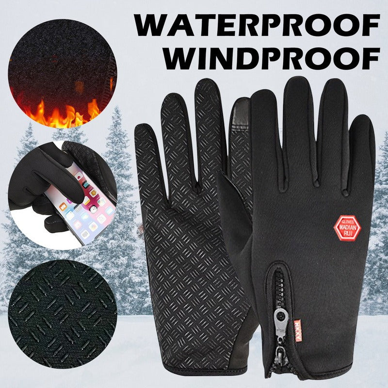 Premium Touchscreen-Warme Handschuhe: Outdoor, Radfahren, Motorrad, Sport, Fitness - Wasserdicht, Winddicht, Rutschfest - Winter