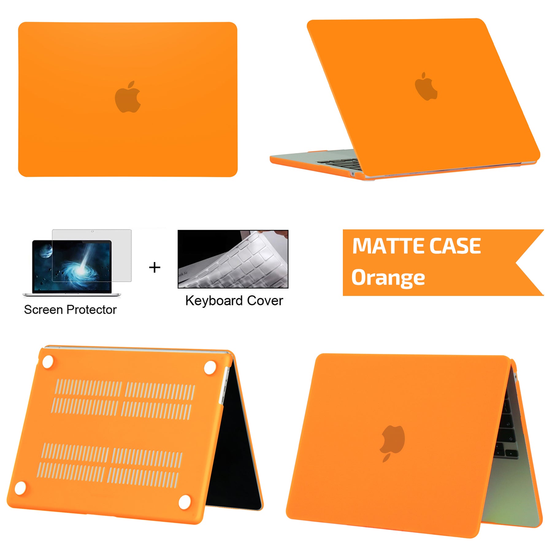 Coque rigide ultra fine de haute qualité - Housse pour ordinateur portable pour MacBook Pro 14 A2442 A2779, Air 13 M1 M2 Chip A2337 A2179, 15.3 A2941, 13.6, Pro 13 A2338 - Premium Cover