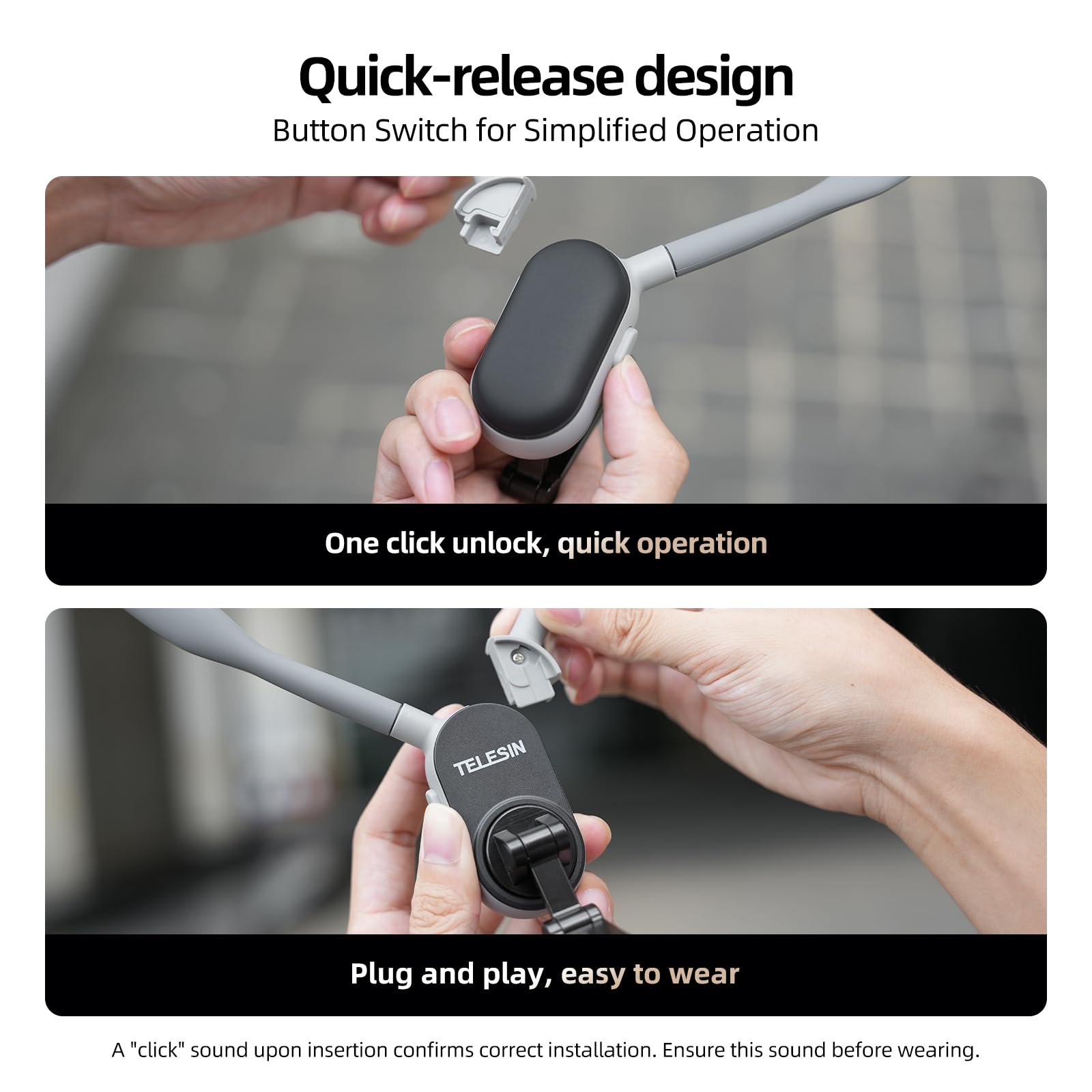 Premium Silikon Magnet Hals-Halterung mit Schnellverschluss für Apple iPhone 15/14/13/12/11/10 Pro Max/Plus/Mini, Samsung