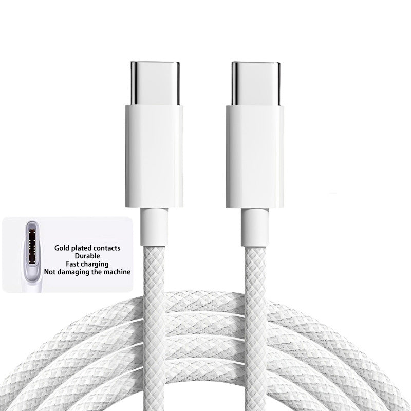 High Durability USB-C Kabel für Apple iPhone 15 Pro Max, PD 60W Schnellladung, Huawei, Xiaomi, Samsung, Typ C Geflechtkabel