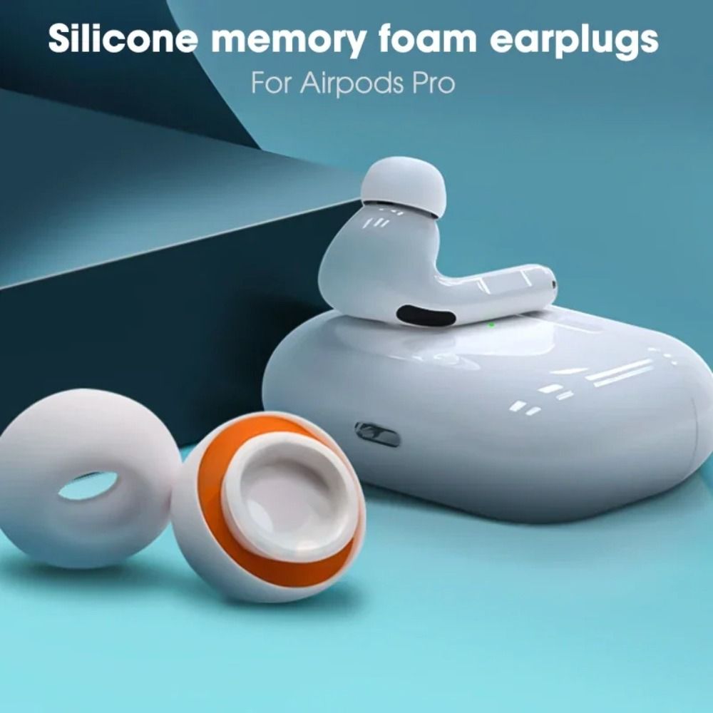 Embouts auriculaires en mousse à mémoire de forme et coussinets en silicone de qualité supérieure pour Apple AirPods Pro, 1, 2, 3 : remplacement en tailles XS, S, M, L - Embouts auriculaires haut de gamme confortables