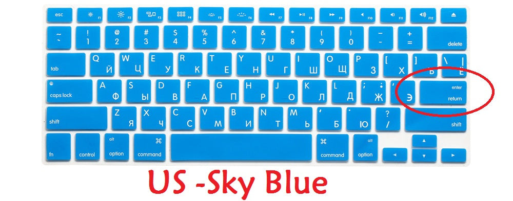 Premium Keyboard Protection Skin for Macbook Air/Pro/M3/M2/M1: 16,14,13-inch | 2024/2023/2022/2020 Series High-Quality Keyboard Cover