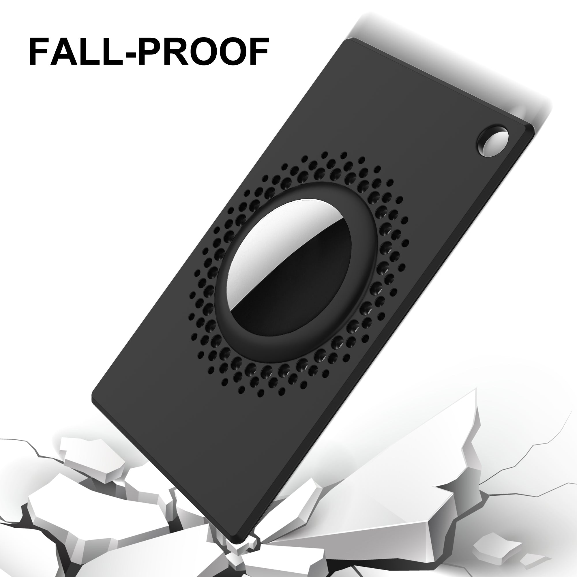 Premium Apple AirTag Brieftaschenhalter & Hülle, 2er Pack: Dünner AirTag Brieftaschenclip, Case für Apple Airtags, GPS-Tracker