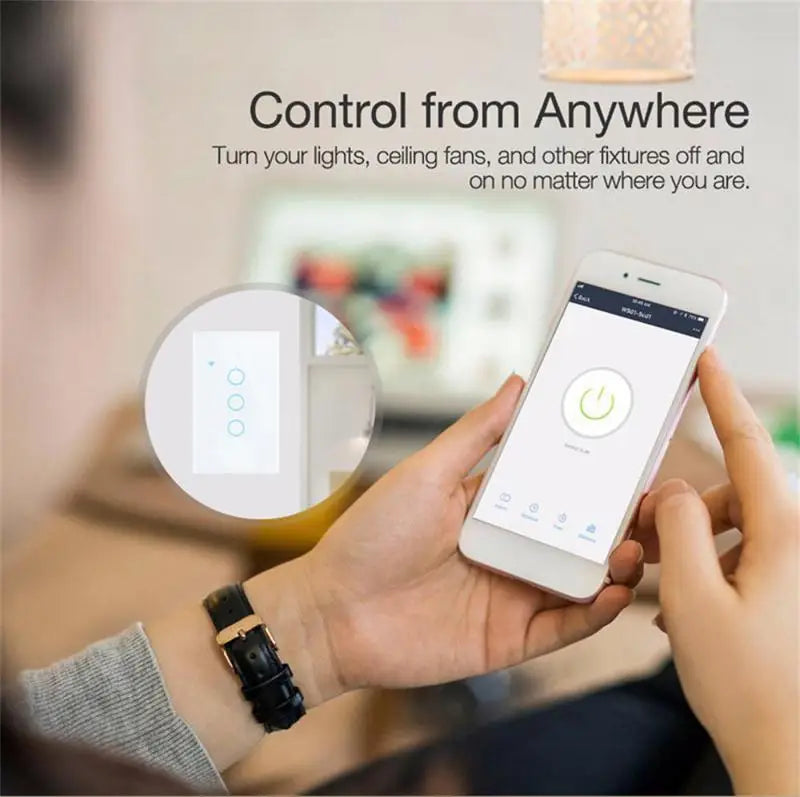 Premium WiFi Lichtschalter Touch Sensor Smart Switch App Fernbedienung