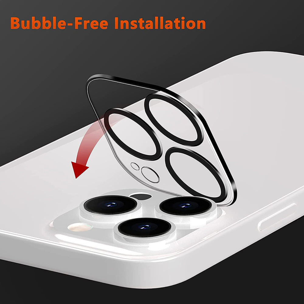 Kristallklarer Kameraobjektiv-Schutz aus gehärtetem Glas für das iPhone | Premium-Schutz gegen Kratzer und Staub