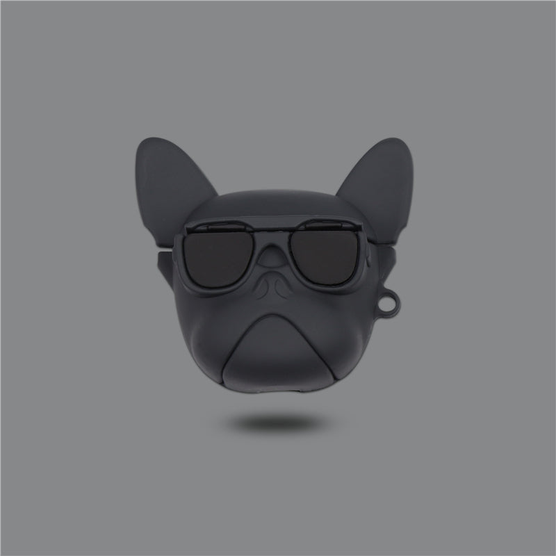 Hochwertige Apple AirTag Hülle: Lustiges Hundemotiv, Silikon Case | Schützende Anti-Verlust Cover für AirTags Locator