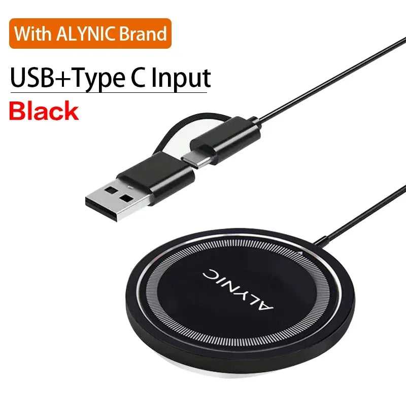 Premium 30W magnetisches kabelloses Ladegerät für Magsafe, Apple iPhone USB-A, PD – schnelles kabelloses Ladegerät, Ständer