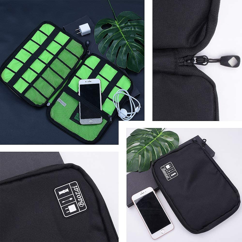 Premium Storage Bag for MacBook & Laptop Accessories – Fits 13", 14", 16" Devices – Travel Organizer Case for External Hard Drive, U-Disk, SSD, Charger, Headphones, Cables & More | Compact & Water-Resistant Design