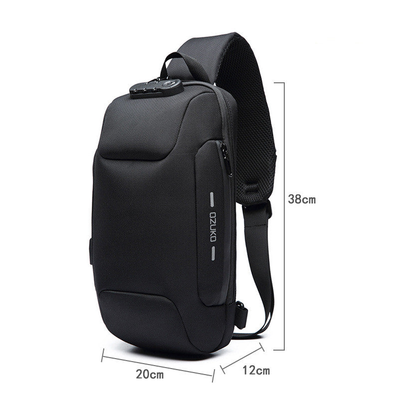 Sac à dos professionnel haut de gamme pour homme : sac à dos étanche pour ordinateur portable avec chargement USB, compartiment pour ordinateur portable 17", idéal pour les voyages, la technologie | Édition limitée