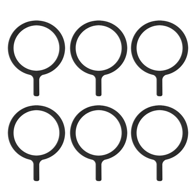 Chargeur sans fil à plaque métallique compatible MagSafe de qualité supérieure | Apple iPhone 15/14/13/12 Pro Max Plus : Lot de 4 accessoires de chargeur rapide magnétique