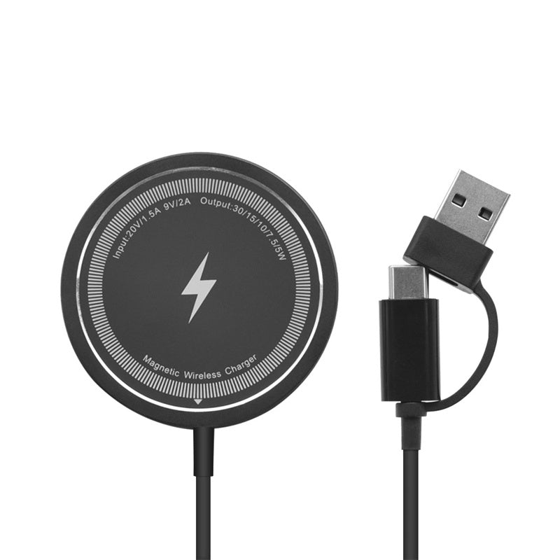 Chargeur magnétique sans fil MagSafe | Tapis de charge rapide 30 W pour Apple iPhone, AirPods, station d'accueil pour chargeurs de téléphone MagSafe iPhone