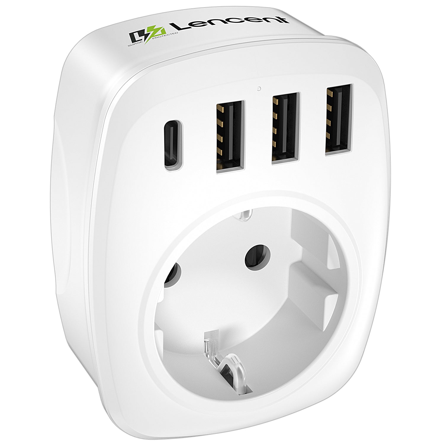 Multiprise premium : 4 prises AC, 3 ports USB, 1 multiprise Type-C avec câble tressé 2m/3m et interrupteur pour la maison