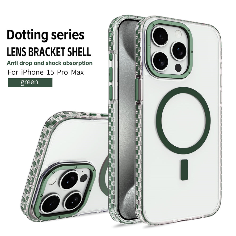 Chargeur sans fil à plaque métallique compatible MagSafe de qualité supérieure | Apple iPhone 15/14/13/12 Pro Max Plus : Lot de 4 accessoires de chargeur rapide magnétique