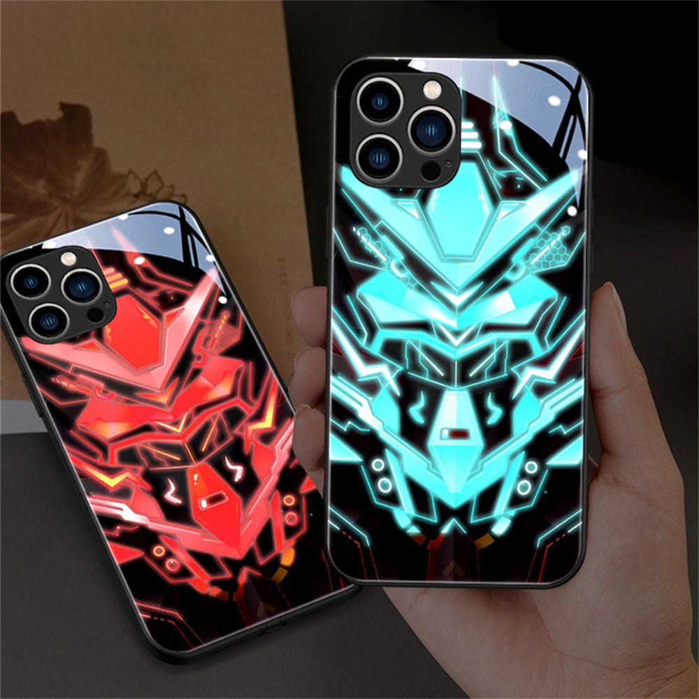 Luxus Ultra Dünne Apple iPhone LED Anruflicht Handyhülle