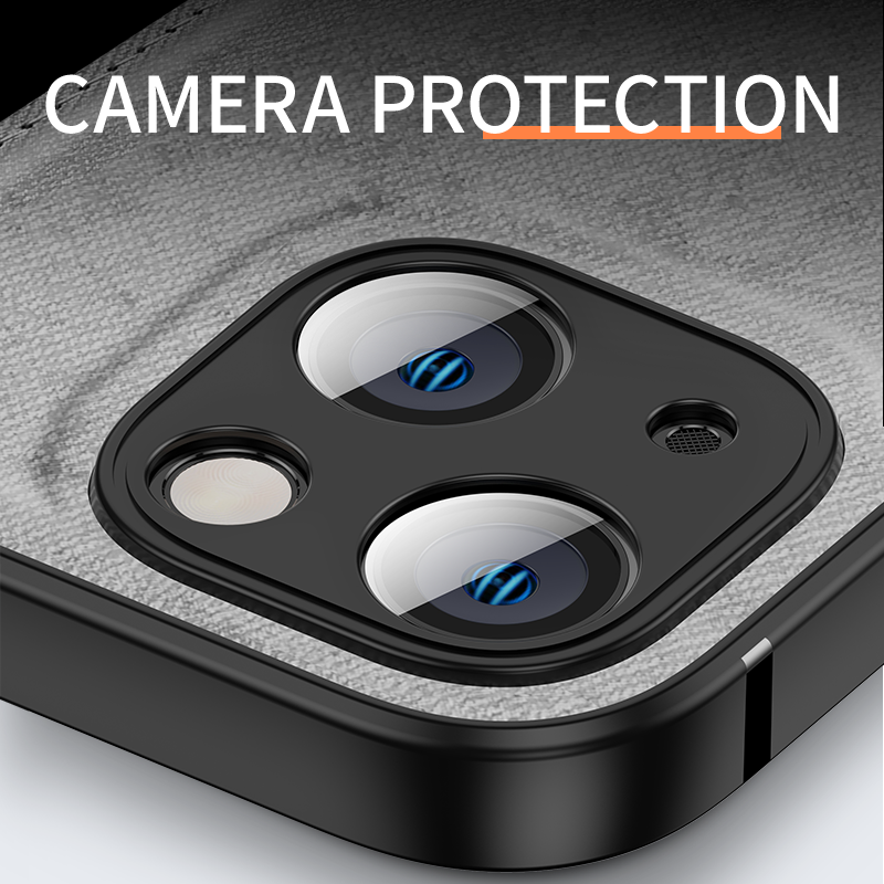 Luxus Stoßstange Leinwand Stoff Handyhülle Hülle | Abdeckung, MagSafe, Apple iPhone 15/14/13/12/11 Pro Max Rückseite Funda