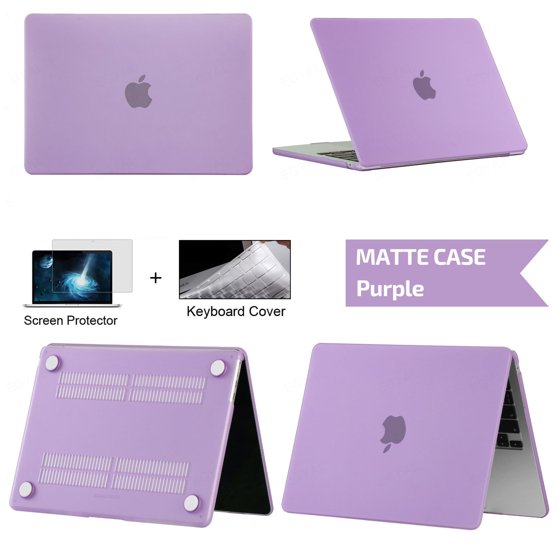 Coque rigide ultra fine de haute qualité - Housse pour ordinateur portable pour MacBook Pro 14 A2442 A2779, Air 13 M1 M2 Chip A2337 A2179, 15.3 A2941, 13.6, Pro 13 A2338 - Premium Cover