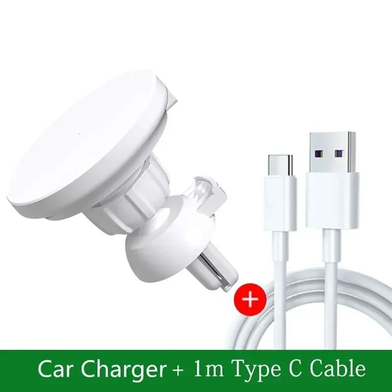 Chargeur sans fil magnétique de voiture 30W de haute qualité avec support de téléphone pour Apple iPhone 15, 14,13, 12 Pro Max Plus Mini | Station de recharge rapide et support voiture