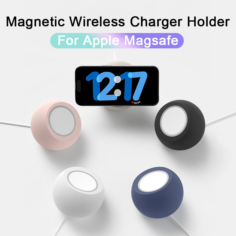 Chargeur USB à induction magnétique 15W Station de charge rapide | pour iPhone 15/14/13/12 Pro Max Plus, Apple Watch, AirPods | Station d'accueil de chargement rapide sans fil