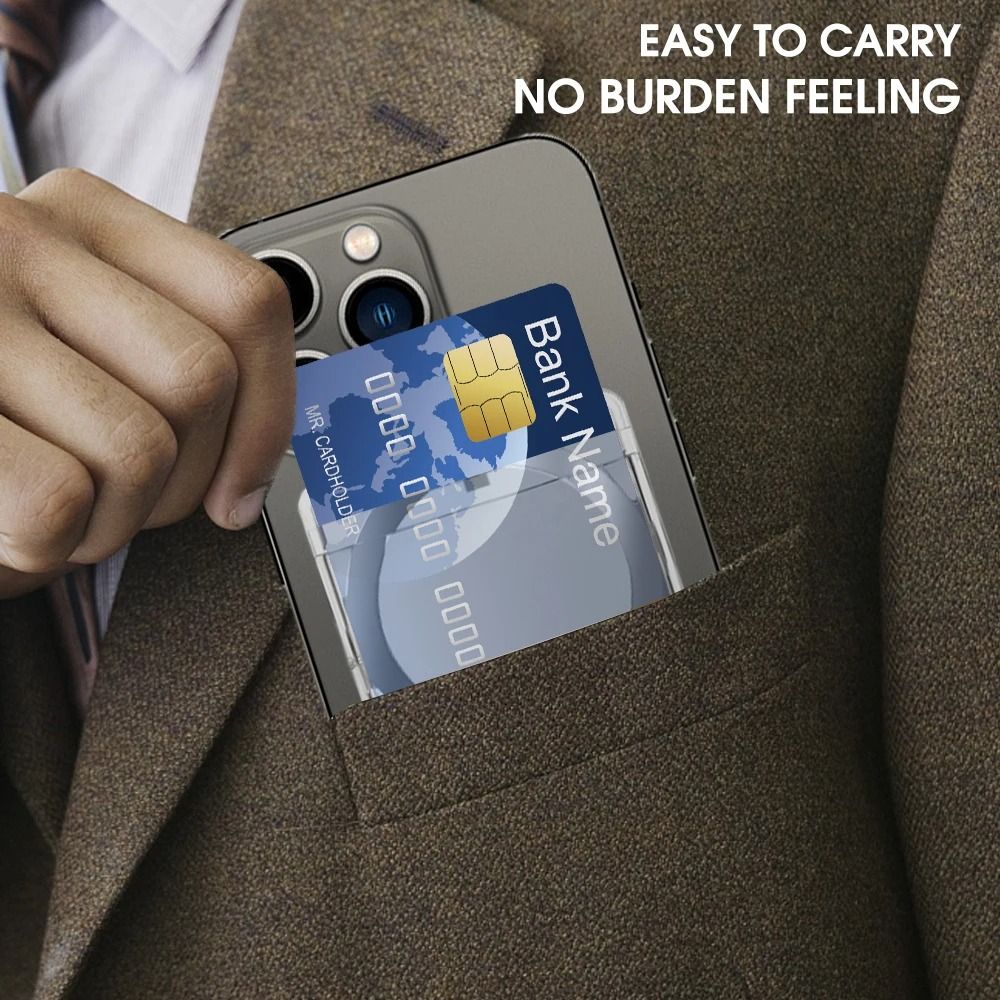 Premium Magsafe Magnetisches Portmonee Hülle für Smartphones, Apple iPhone, Samsung, iOS & Android Starke  Limitierte Auflage