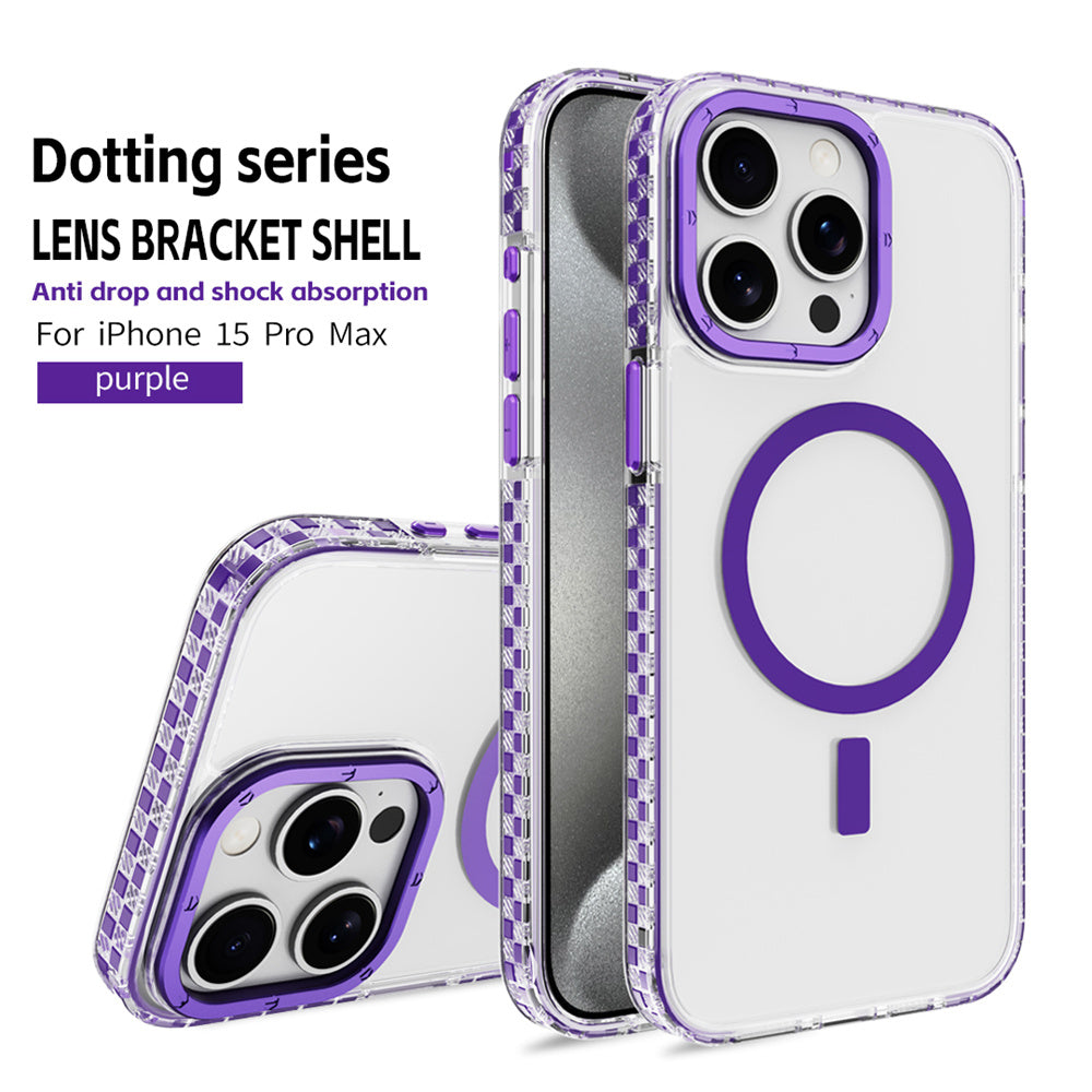 Chargeur sans fil à plaque métallique compatible MagSafe de qualité supérieure | Apple iPhone 15/14/13/12 Pro Max Plus : Lot de 4 accessoires de chargeur rapide magnétique