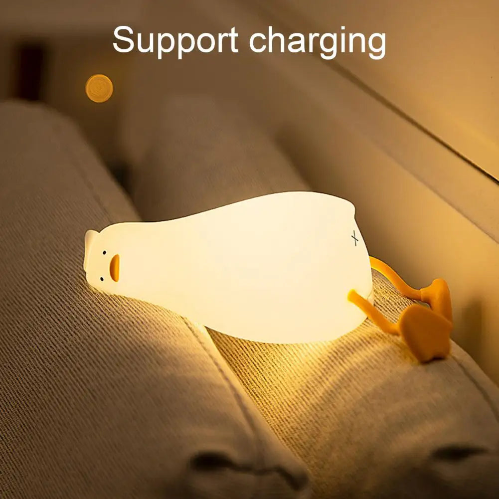 Veilleuses Canard Premium : Lampe USB Rechargeable pour Chambre d'Enfant - Canards en Silicone de Dessin Animé - Cadeau d'Anniversaire et Décoration de Chambre | Édition limitée