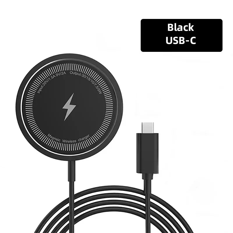 Chargeur magnétique sans fil MagSafe | Tapis de charge rapide 30 W pour Apple iPhone, AirPods, station d'accueil pour chargeurs de téléphone MagSafe iPhone