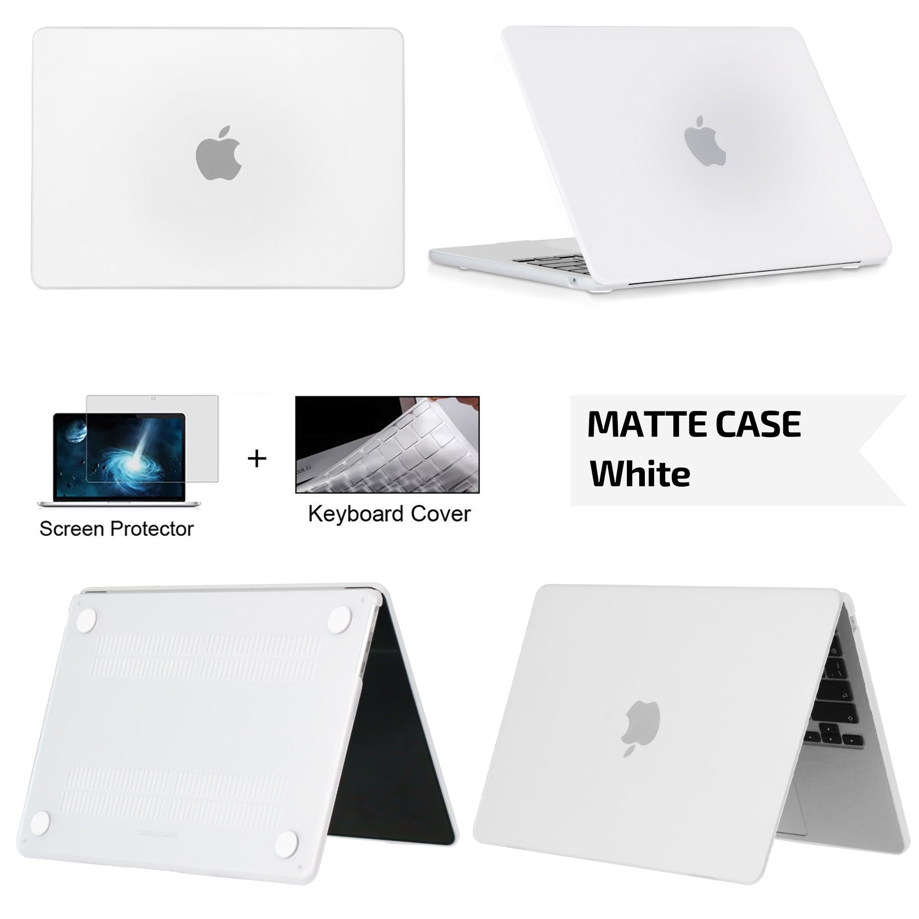 Coque rigide ultra fine de haute qualité - Housse pour ordinateur portable pour MacBook Pro 14 A2442 A2779, Air 13 M1 M2 Chip A2337 A2179, 15.3 A2941, 13.6, Pro 13 A2338 - Premium Cover