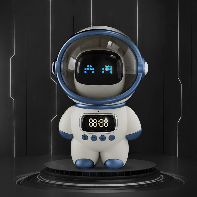 Premium Intelligenter Astronaut Bluetooth Lautsprecher | Kreativer Digitaler Smart Wecker FM Radio Elektronisches Schlaf