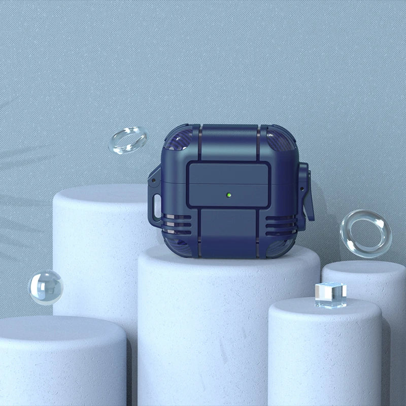 Étui de protection antichoc premium pour AirPods Pro 2 (2022) et AirPods 3 : étui de haute qualité pour écouteurs Bluetooth sans fil Apple | Étui pour casque robuste