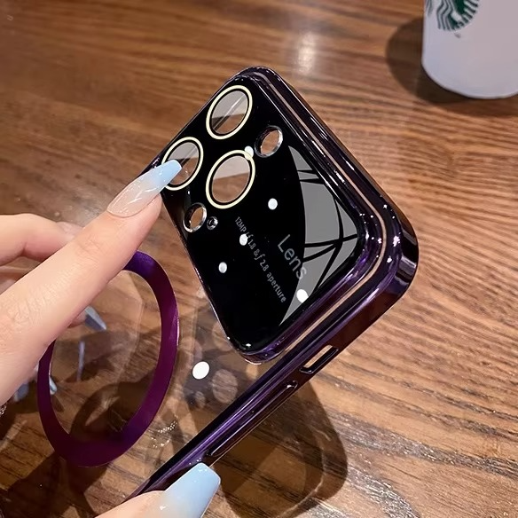 Étui iPhone Elite Slim Armor | Transparent et mat, ultra-mince, technologie antichoc avancée, protection de l'appareil photo, charge rapide et revêtement magnétique