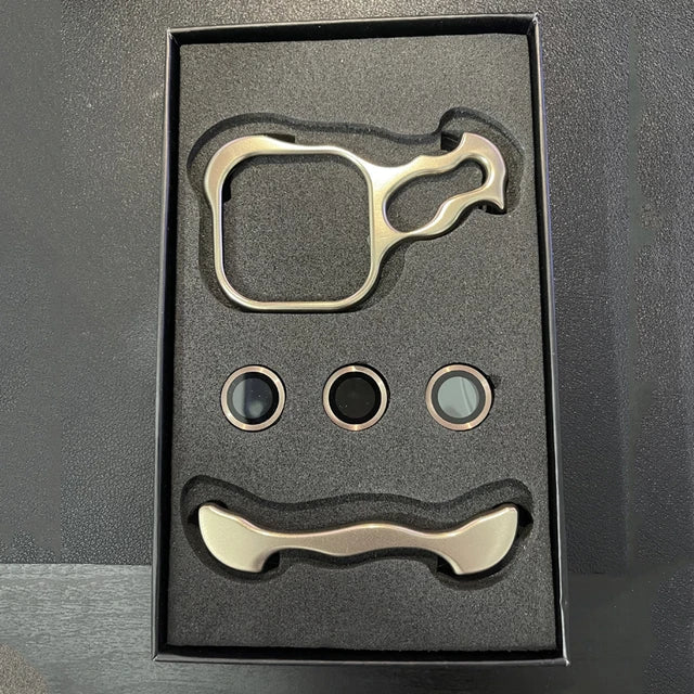 Coque iPhone premium ultra-fine magnétique sans bord en alliage d’aluminium mat, antichoc, protection intégrale & lentille caméra | Compatible MagSafe pour iPhone 16/15/14/13/12 Pro Max, Pro, Plus, e, Mini