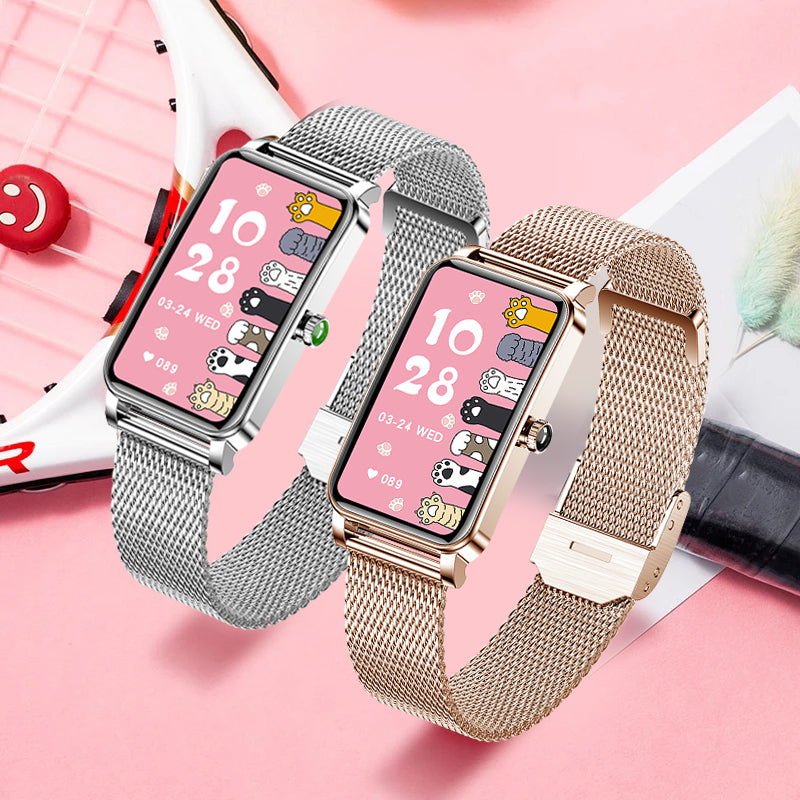 Premium Luxury Smartwatch for Women with Full Touch Screen, Bluetooth Calling, Waterproof IP67, Fitness & Health Tracker, Elegant Sport Design – Stylish Smart Watch for Daily Wear – Compatible with iOS & Android Smartphones – Limited Edition