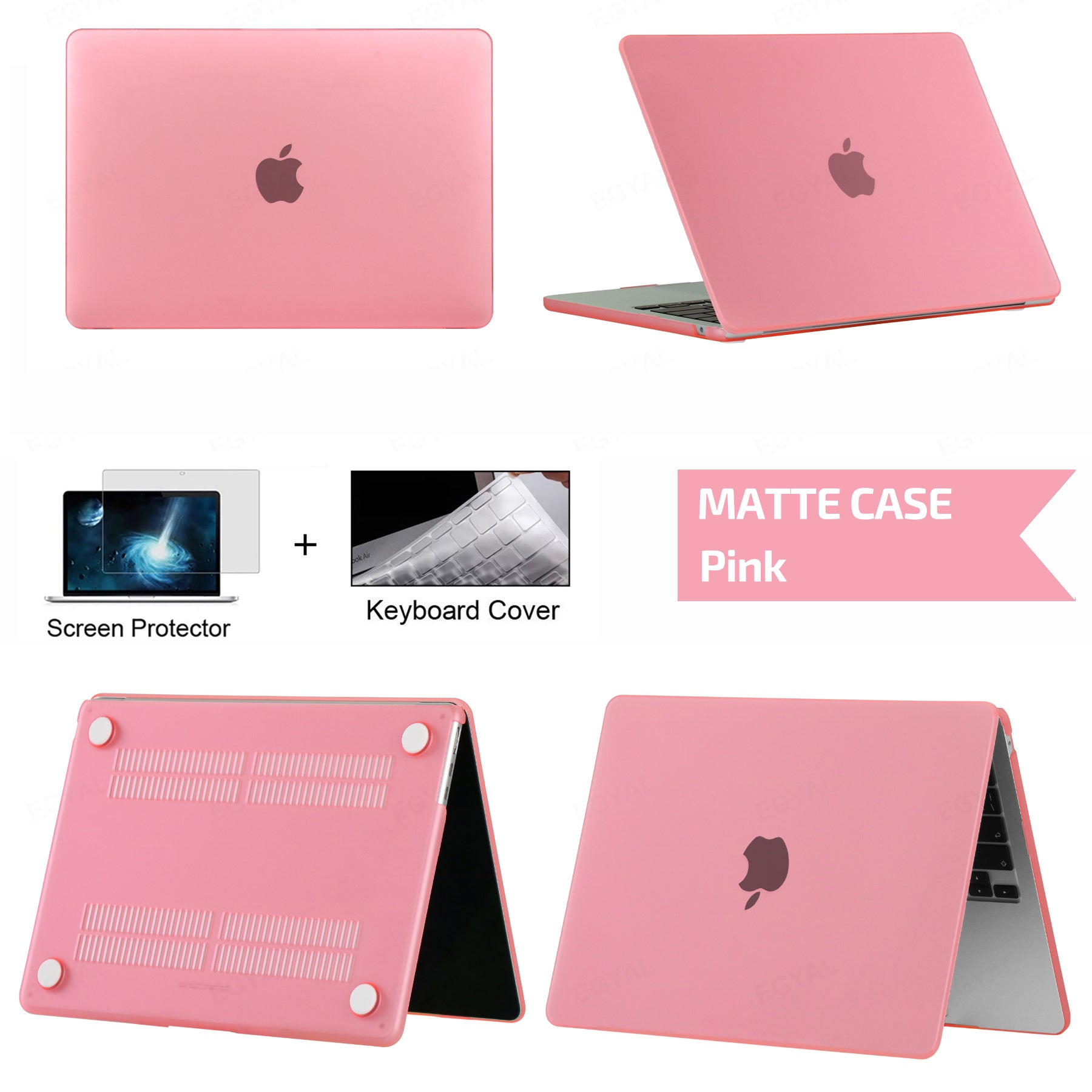 Coque rigide ultra fine de haute qualité - Housse pour ordinateur portable pour MacBook Pro 14 A2442 A2779, Air 13 M1 M2 Chip A2337 A2179, 15.3 A2941, 13.6, Pro 13 A2338 - Premium Cover