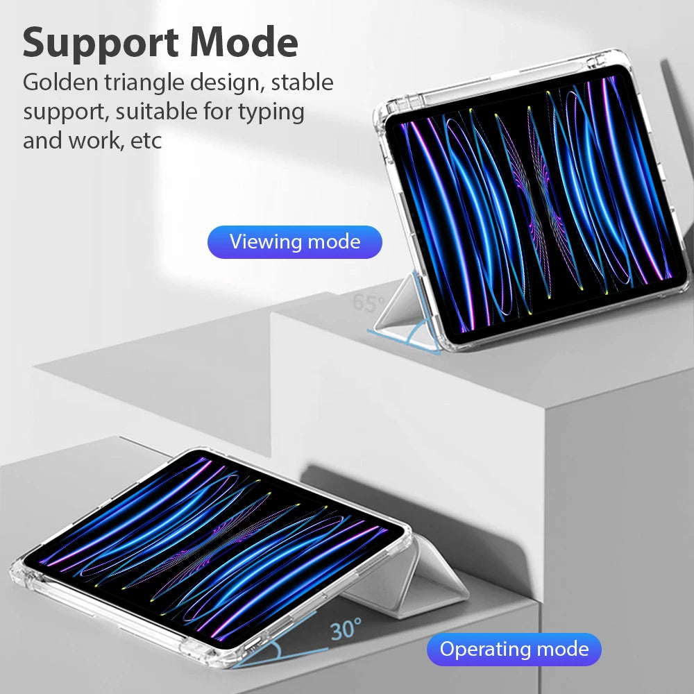 Premium Apple iPad Pro 11 und 12,9 Hülle – Magnetische Case Schutzhülle für iPad Air 5 & Air 4, 10,9, 10 Gen 9, 8, 7,