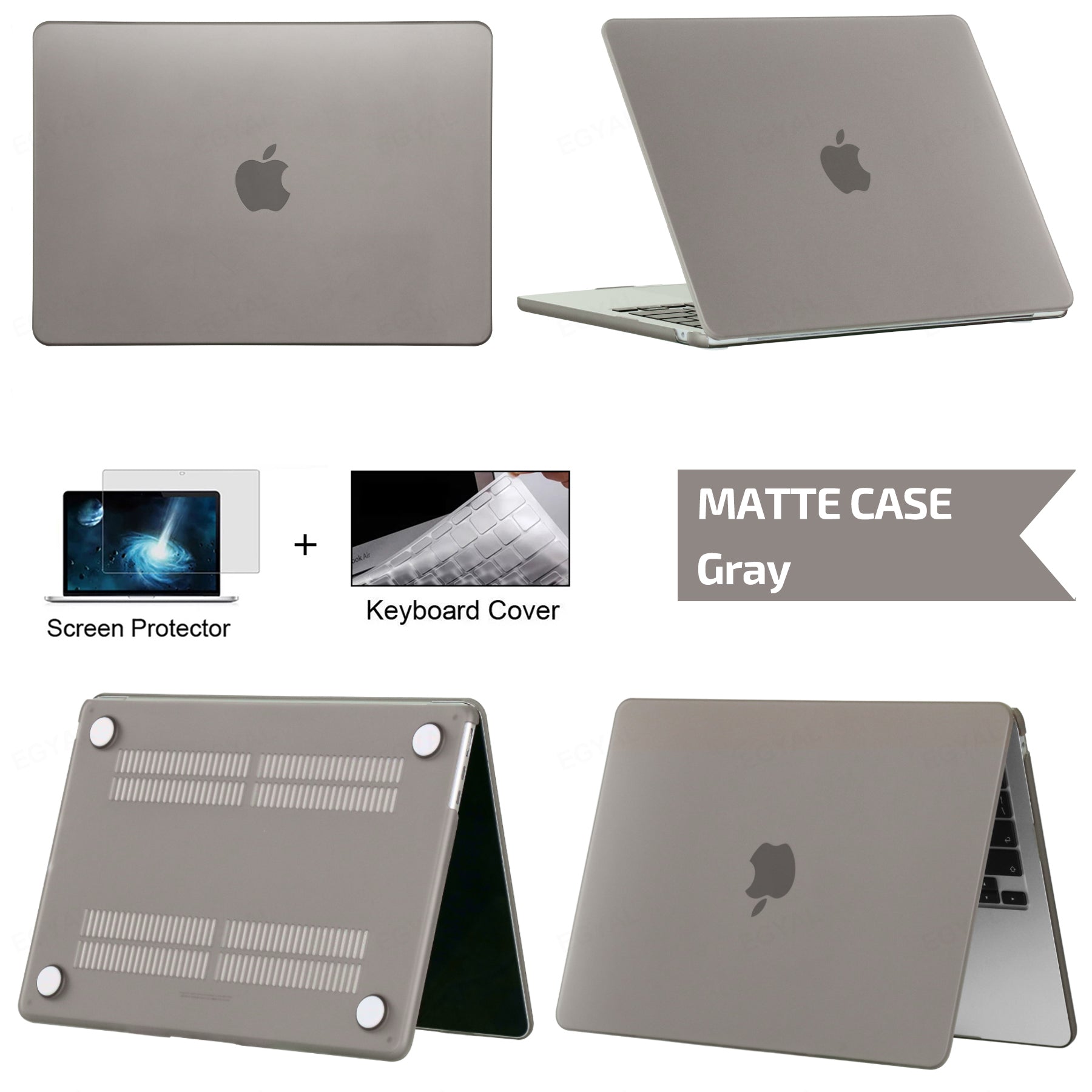 Coque rigide ultra fine de haute qualité - Housse pour ordinateur portable pour MacBook Pro 14 A2442 A2779, Air 13 M1 M2 Chip A2337 A2179, 15.3 A2941, 13.6, Pro 13 A2338 - Premium Cover