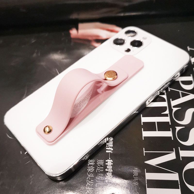 Premium Transparent Candy-Color For Apple iPhone 16/15/14/13/12 Pro Max Plus Mini Case | Wrist Strap Phone Holder Clear Soft-Silicone Apple iPhone Case