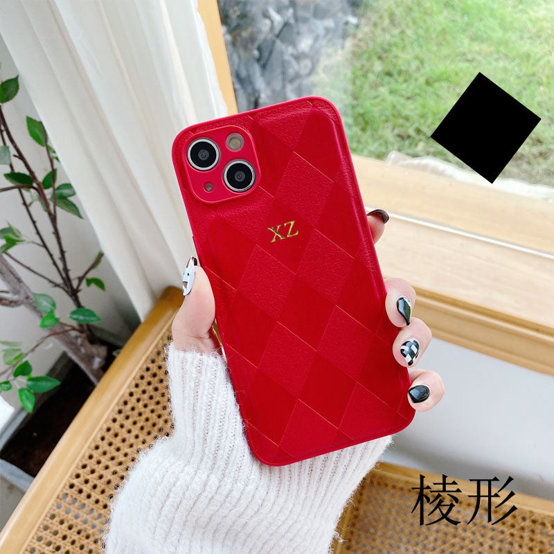 Personalized Luxury Leather iPhone Case for Apple iPhone 16/16e, 15, 14, 13, 12 Pro Max, Pro, Plus & Mini | Name, Initials, Symbols & Numbers | Custom Engraved Case | MagSafe Compatible Cover with Camera Protection & Genuine Leather