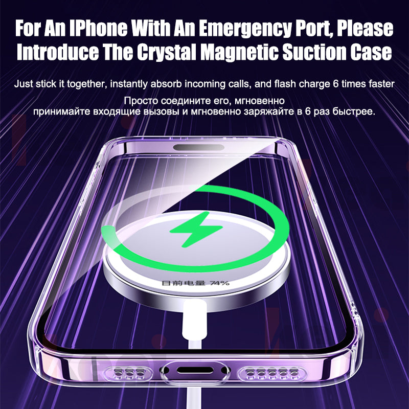 Luxury Ultra-Thin iPhone Case with MagSafe: 360° Full Metal and Glass Protection, Magnetic Adsorption | Shockproof with Glass Lens Camera Protection | Stylish Phone Cover for Apple iPhone 16/16e, 15, 14, 13, 12 Pro Max, Pro, Plus & Mini