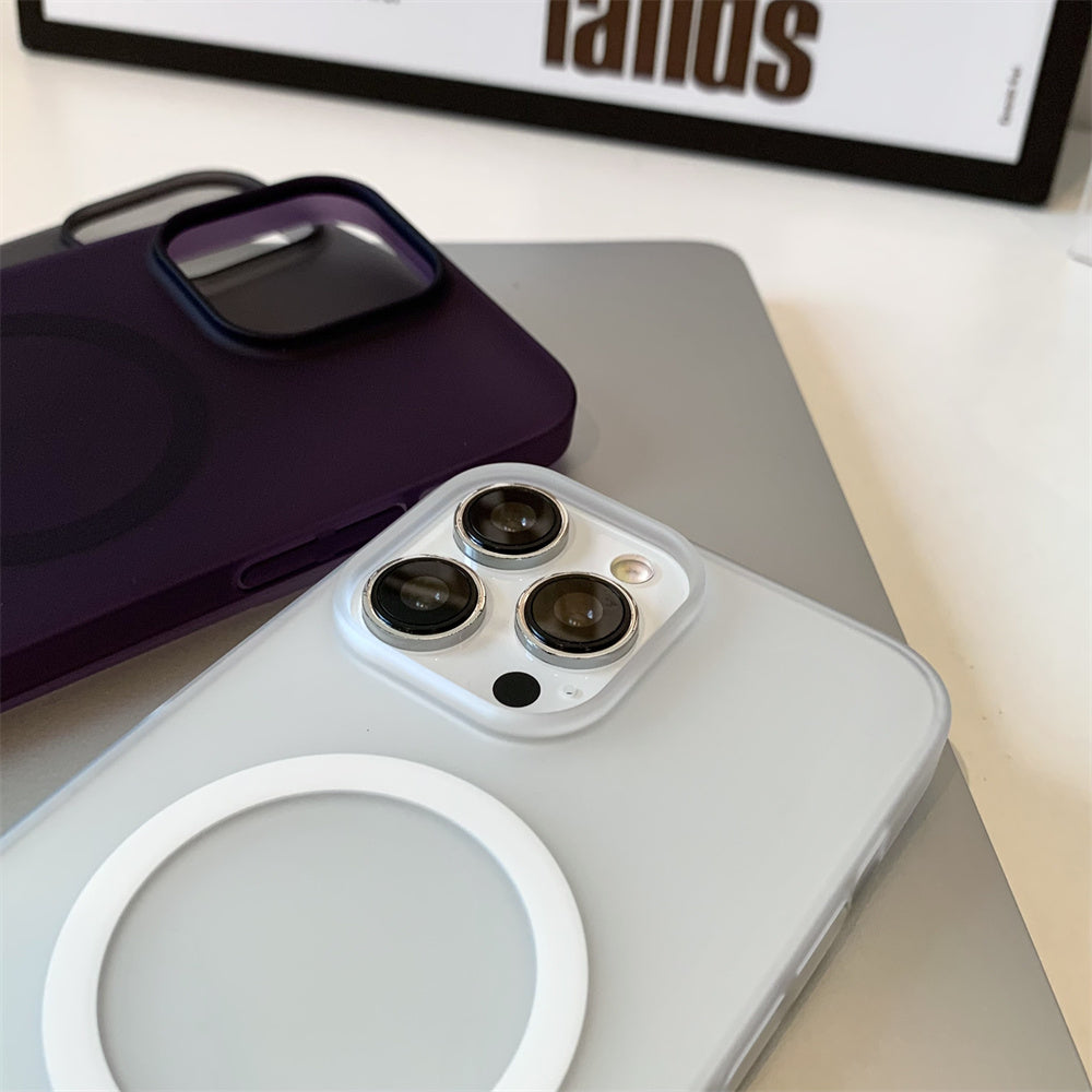 Étui iPhone Apple Magsafe magnétique transparent | Étui transparent, chargement sans fil, anti-poussière, résistant à l'eau et protection améliorée de l'appareil photo