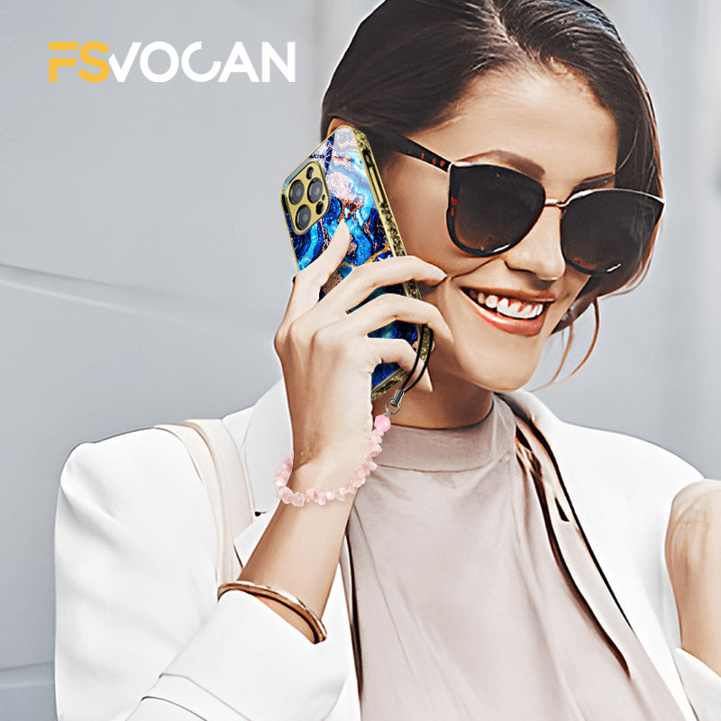 Luxury Black Marble iPhone Case with Gold Edges: Camera Protection & Durable Cover | MagSafe-Compatible for Apple iPhone 16/16e, 15, 14, 13, 12 Pro Max, Pro, Plus, Mini Cover - 3D Texture: Enhanced Grip | 360-Degree Camera Lens Protection Armor Case