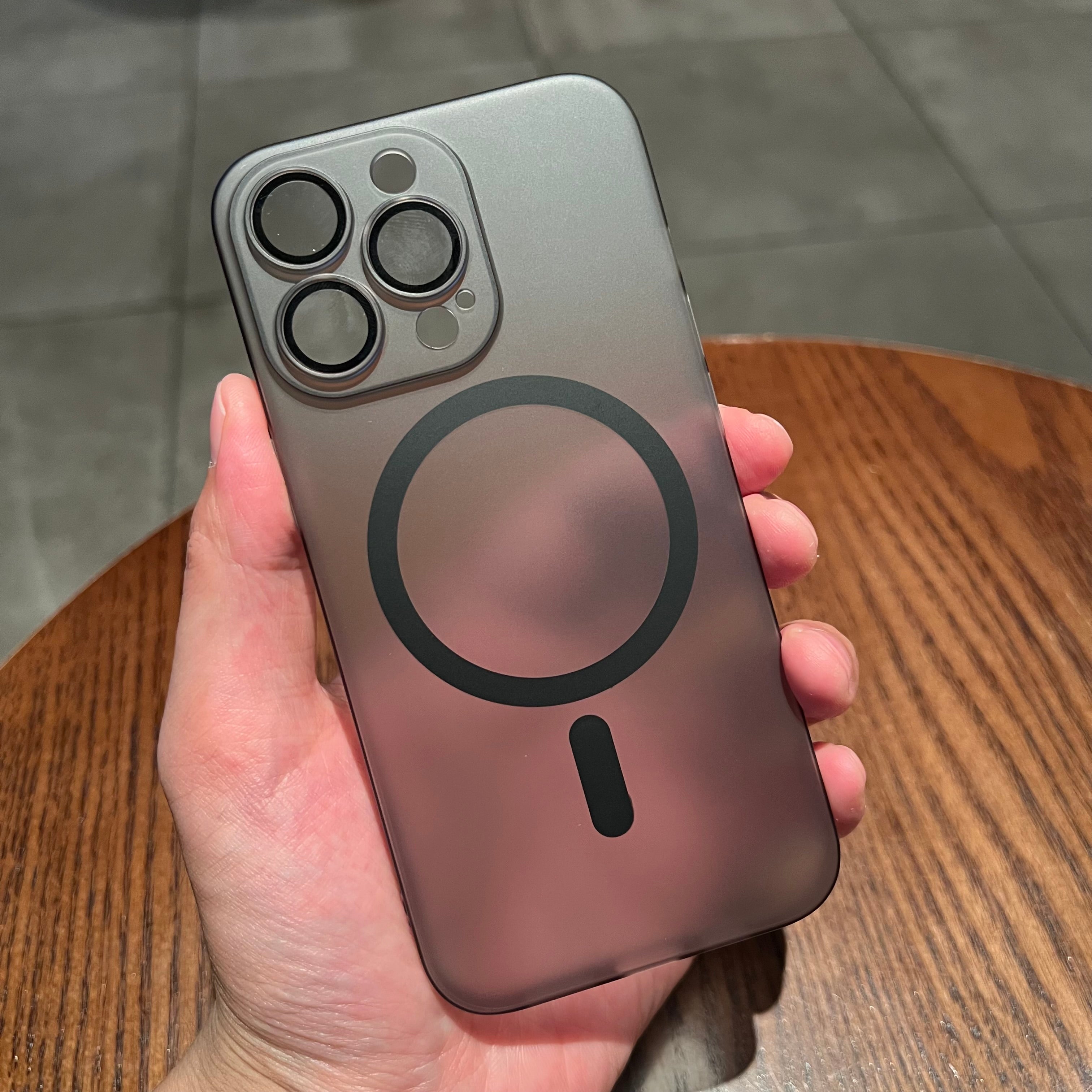 Ultra-Thin Magnetic Transparent For Apple iPhone 16/15/14/13/12 Pro Max Plus Mini Case | Premium Shockproof Slim Frameless Clear Water-Resistant Protective Cover with Magsafe