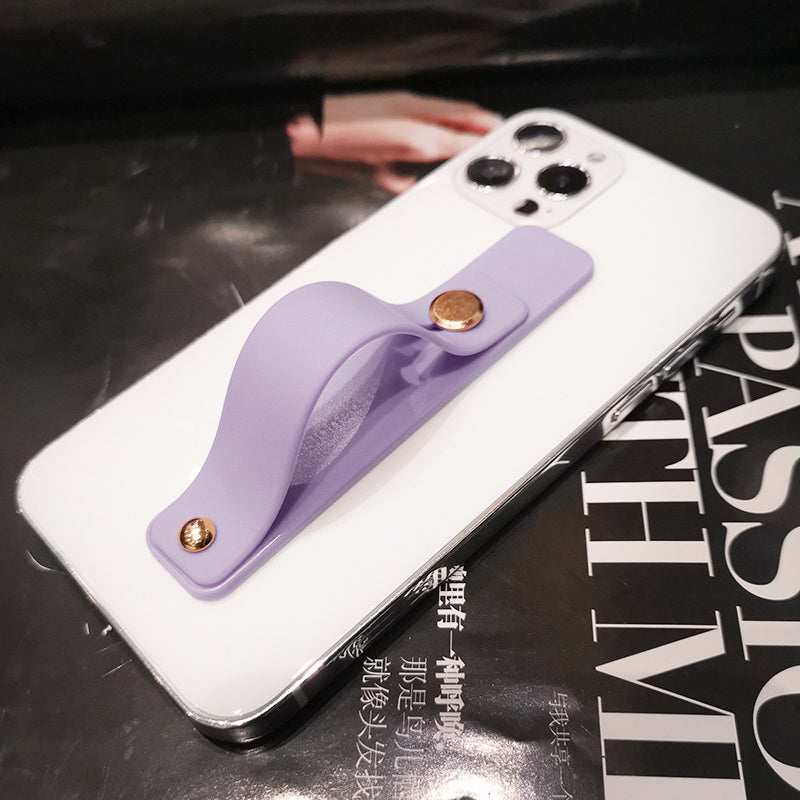 Premium Transparent Candy-Color For Apple iPhone 16/15/14/13/12 Pro Max Plus Mini Case | Wrist Strap Phone Holder Clear Soft-Silicone Apple iPhone Case