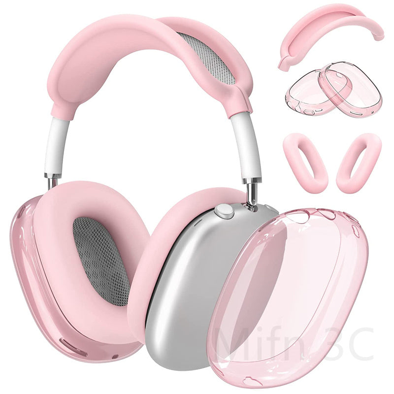 Coque de protection en TPU premium pour Apple AirPods Max : coque transparente résistante aux chocs et aux rayures | Coque souple et transparente - protection haut de gamme pour les écouteurs sans fil