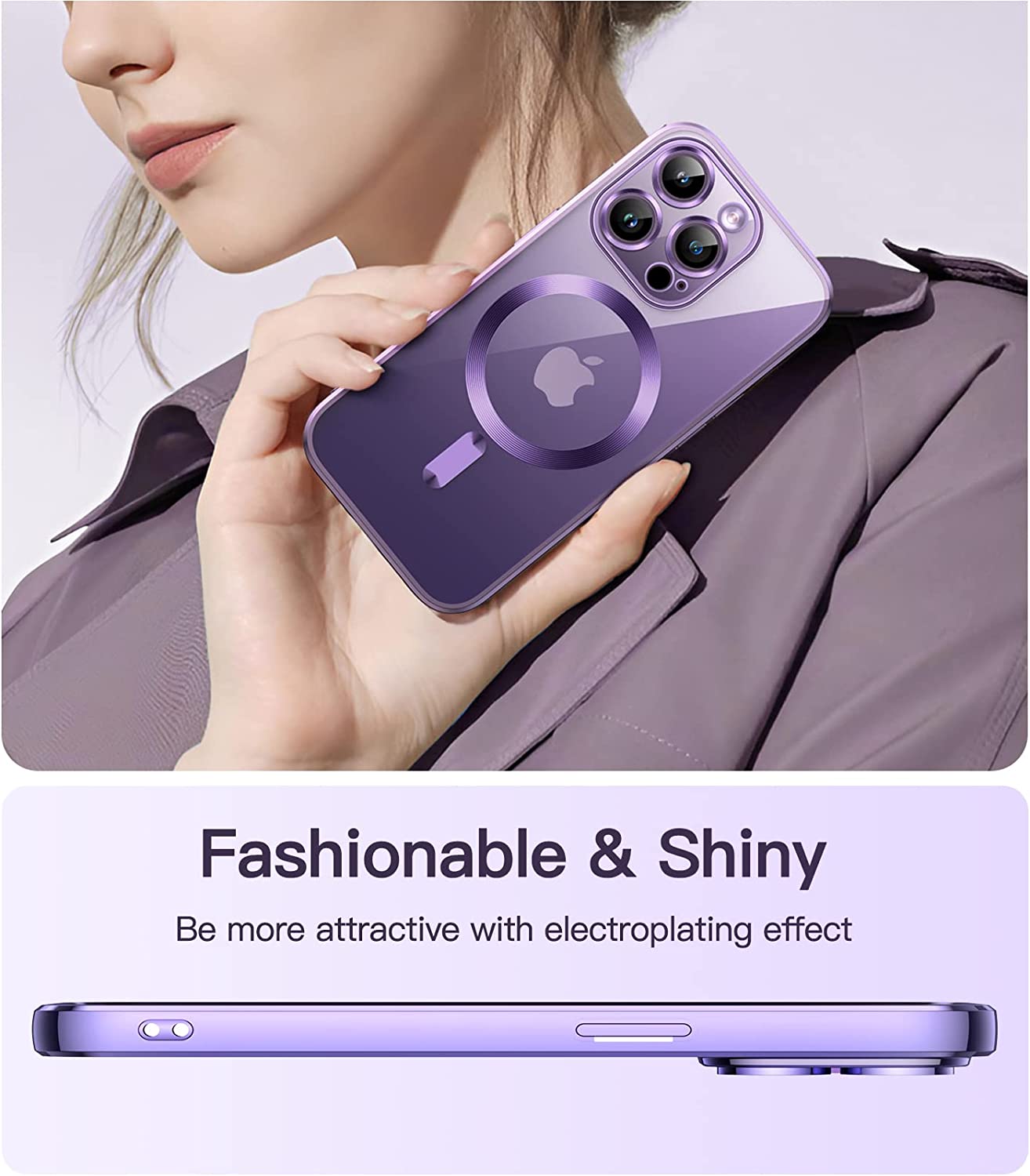 Étui en cuir à rabat de qualité supérieure avec fente pour carte et porte-cartes, étui magnétique et résistant aux chocs pour iPhone | Étui à rabat avec support pour Apple iPhone 15/14/13/12 Pro Max Plus Mini – Étui de protection polyvalent