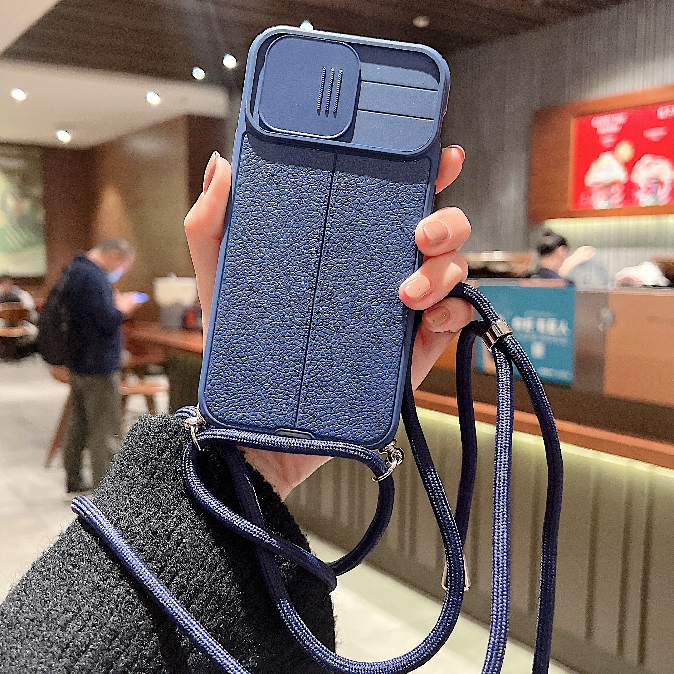 Premium Camera Slider Lens with Luxurious Leather Texture iPhone Case | MagSafe Case with Full Protection and Camera Lens Cover for Apple iPhone 16/15/14/13/12 Pro Max Plus Mini | Heavy Duty Phone Case | Premium Protective Case