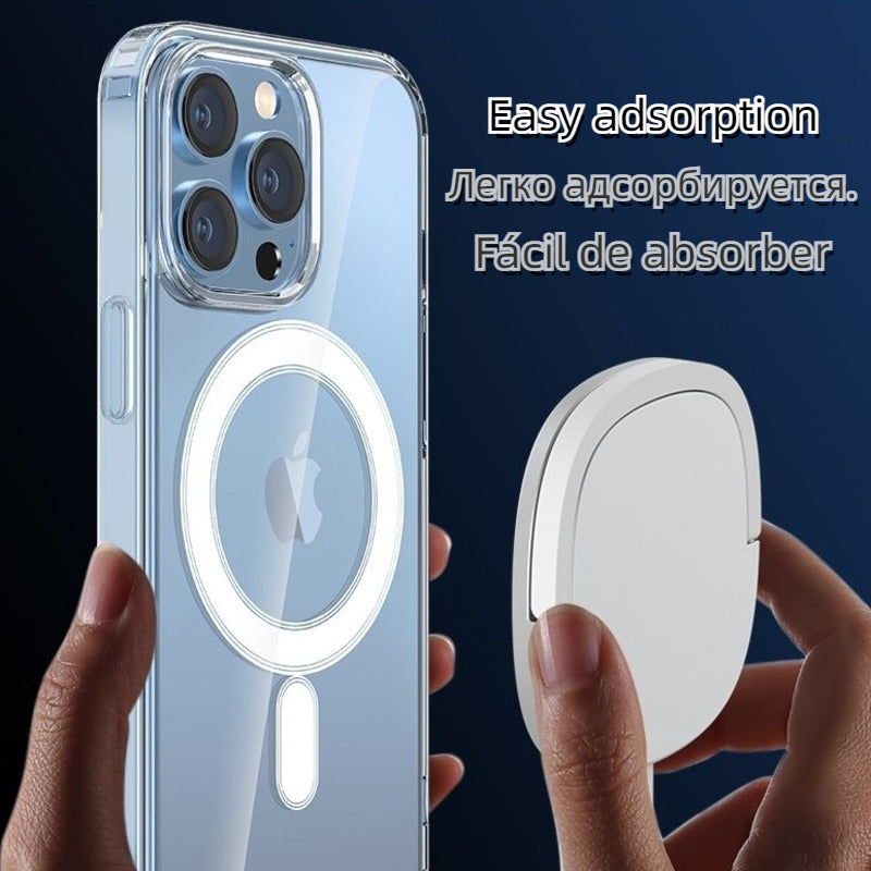 Étui iPhone Apple Magsafe magnétique transparent | Étui transparent, chargement sans fil, anti-poussière, résistant à l'eau et protection améliorée de l'appareil photo