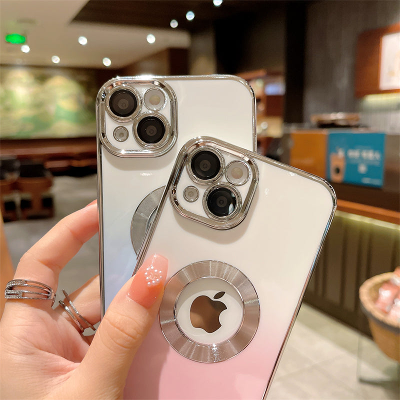 Coque iPhone antichoc couverte de luxe avec MagSafe | Verre transparent, protection améliorée de l'appareil photo et coque élégante en silicone.